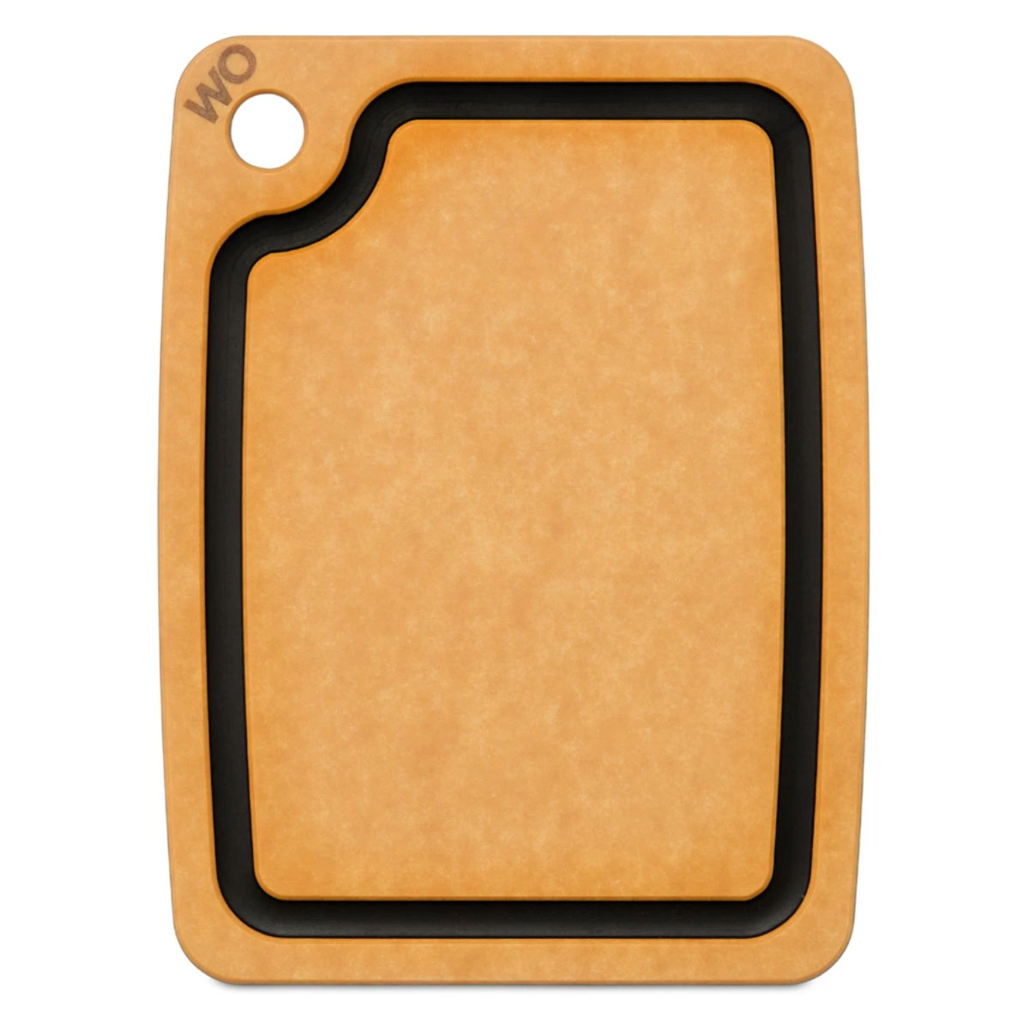 Доска разделочная WO Home сombo древо, композит, бежевая, 20х15 см