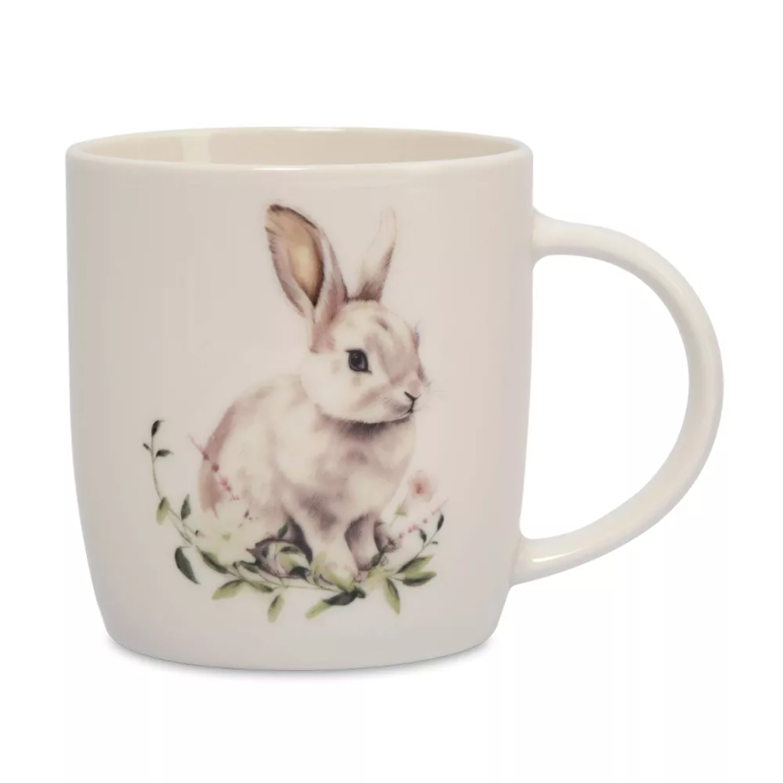 Кружка Anna Lafarg кролик в цветах 360 мл