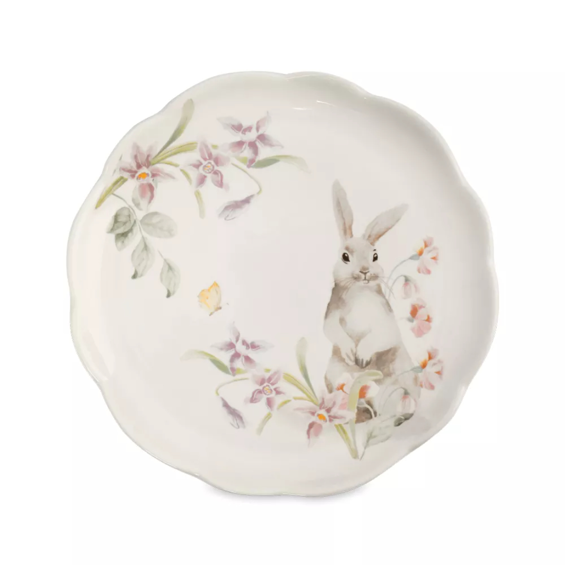 Тарелка закусочная Anna Lafarg кролик с цветами 20 см