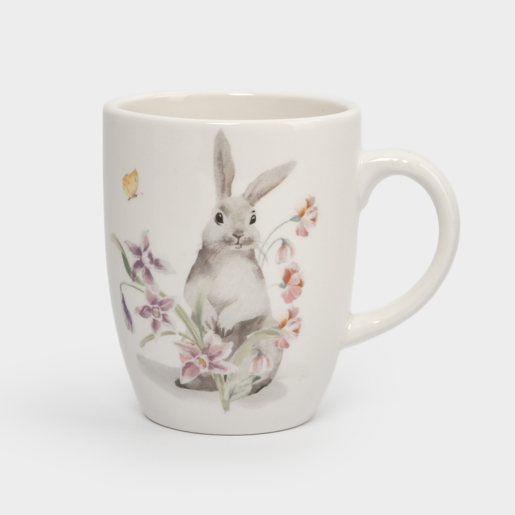Кружка Anna Lafarg кролик с цветами 330 мл