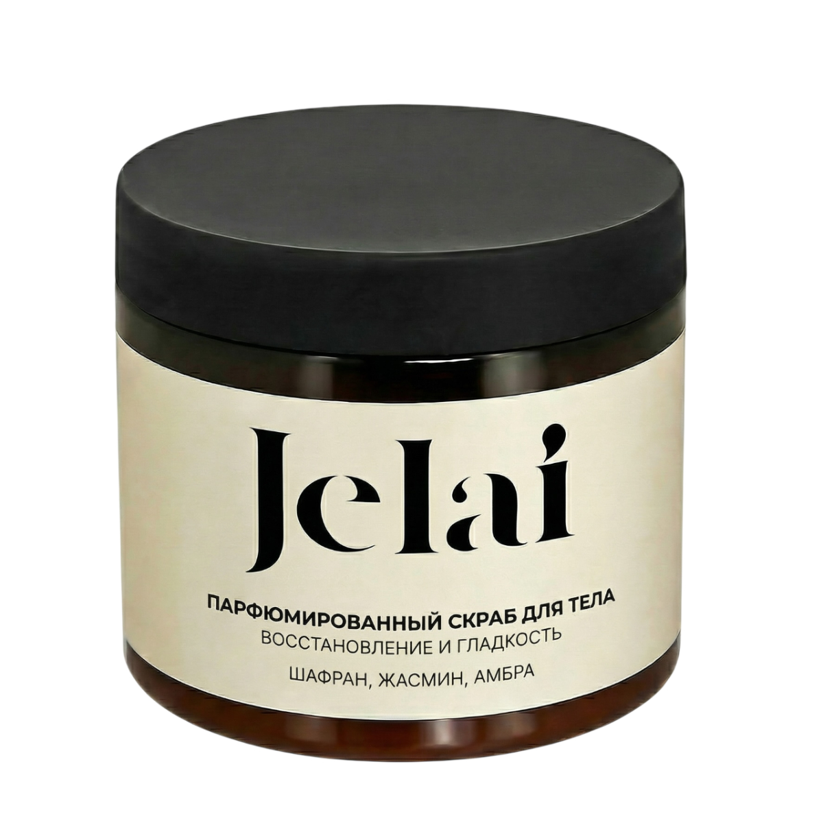 Скраб для тела Jelai Шафран, жасмин, амбра 240 мл