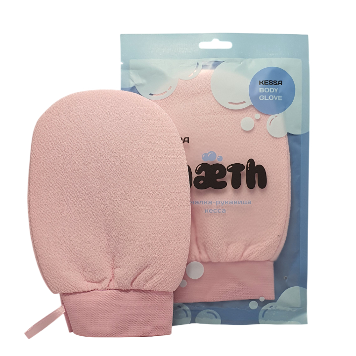 Мочалка-рукавица Maeth My spa day кесса розовая