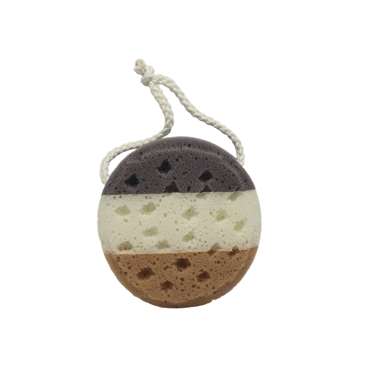 Губка для тела Maeth My spa day круглая белая