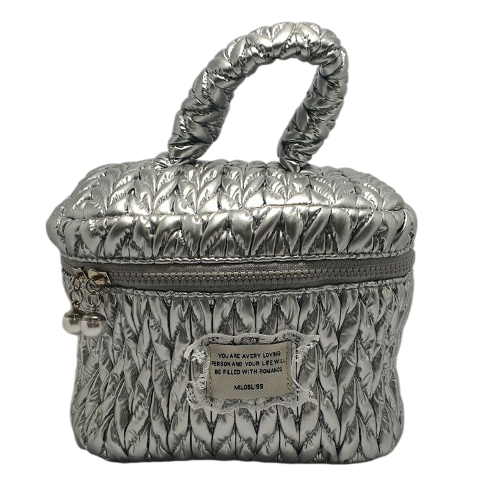 Косметичка Maeth Косичка серебристая