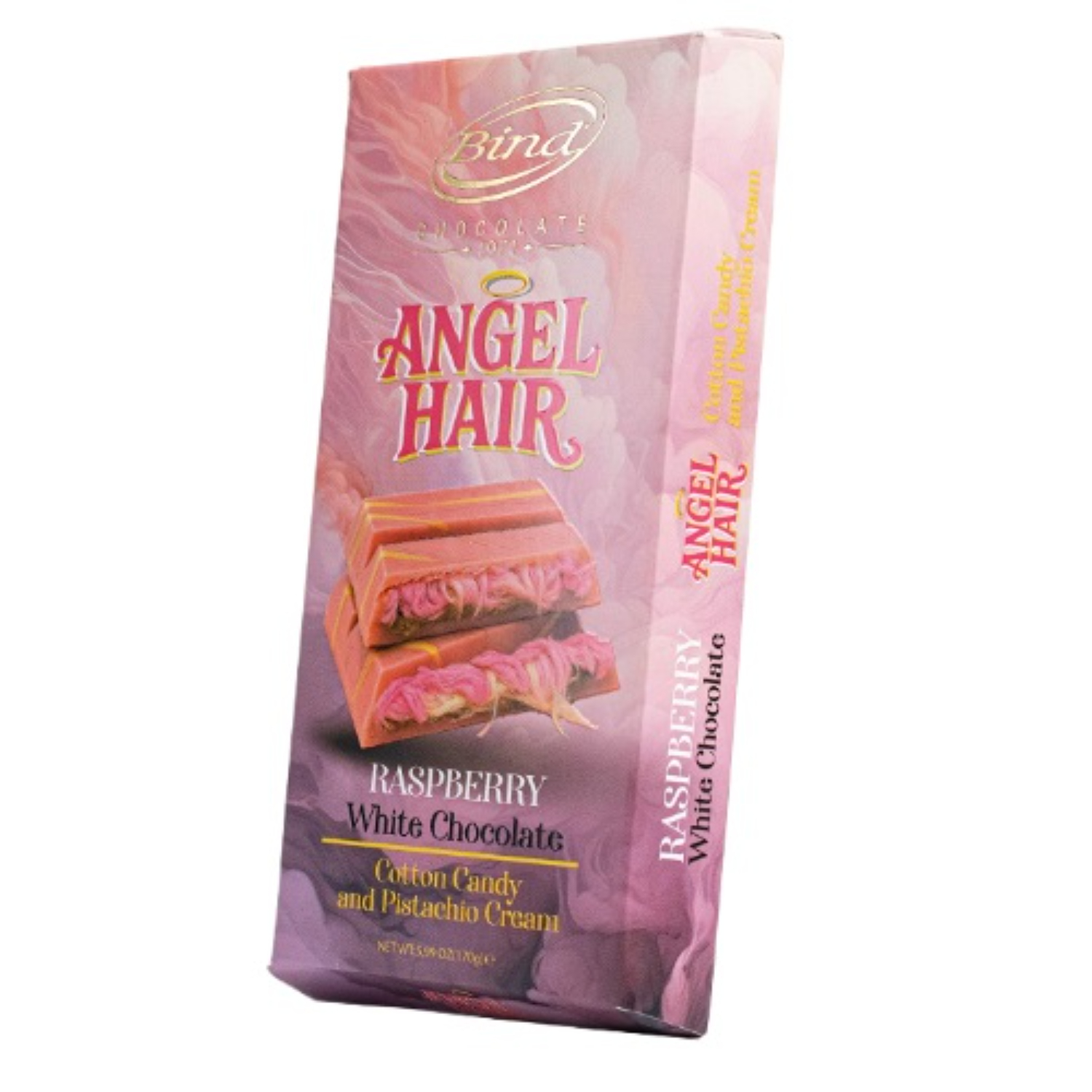 Шоколад Bind белый, малина с фисташковым кремом 170 г