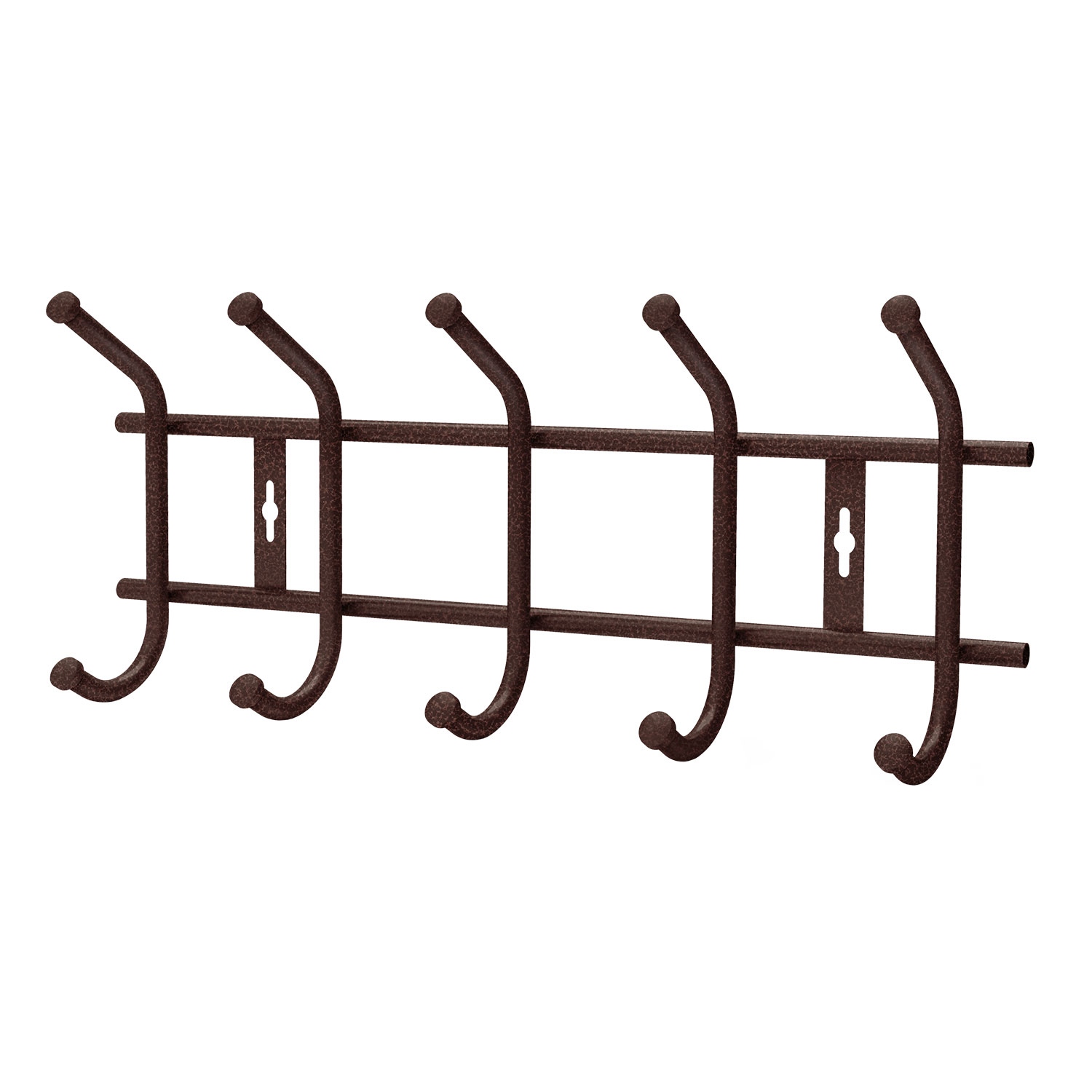 Вешалка настенная Ника 8 крючков медный антик 46,5х19х8 см