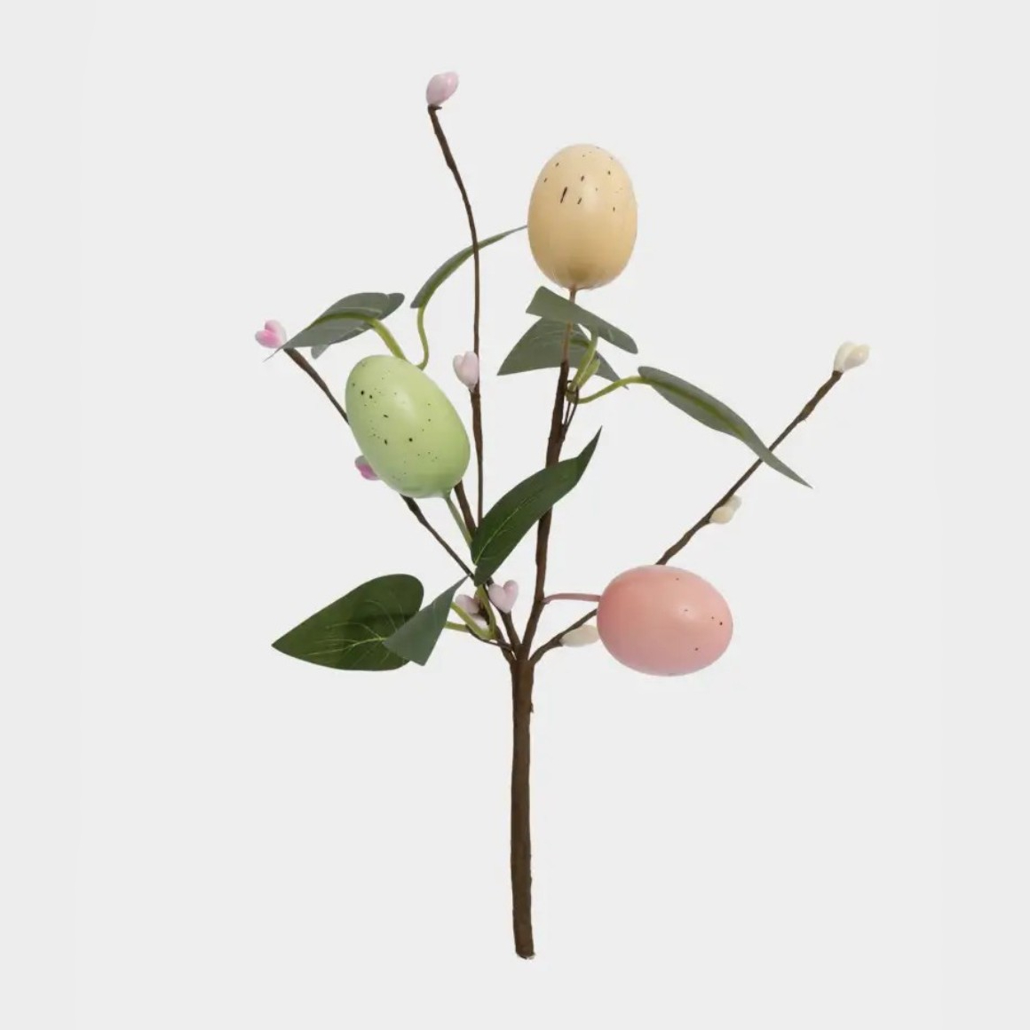 Ветка Anna Lafarg ветка с цветными яйцами, 20 см