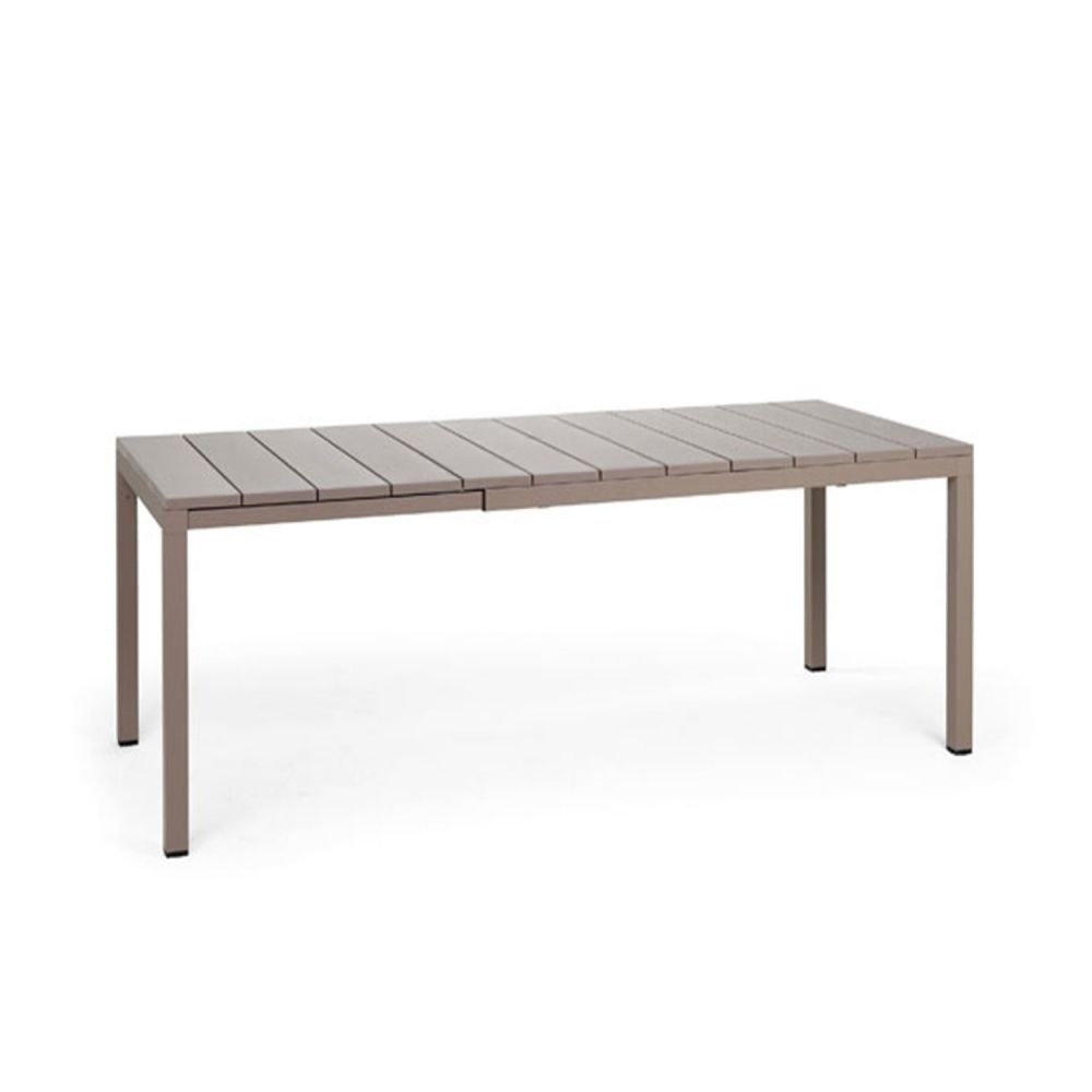 Стол раздвижной Nardi Rio тортора 140+70х85х76 см