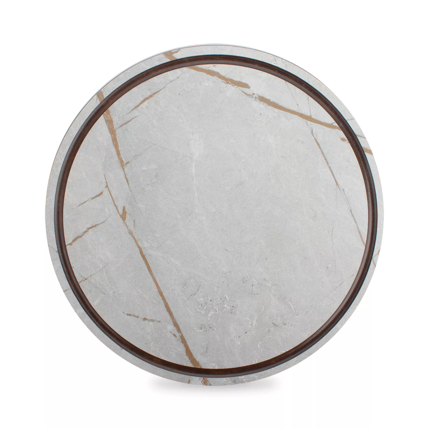 Доска ComposeEat круглая, серая, 24 см