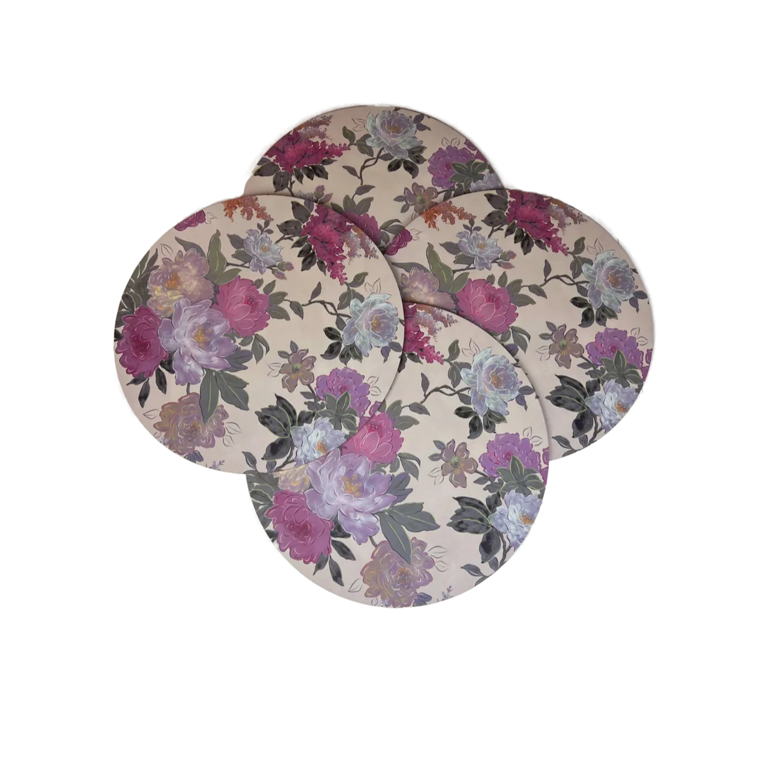 Набор подставок GenLex из пробки, Летний день, 4 шт