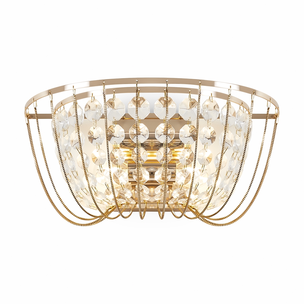 Светильник настенный (бра) Freya FR1016WL-02G E14