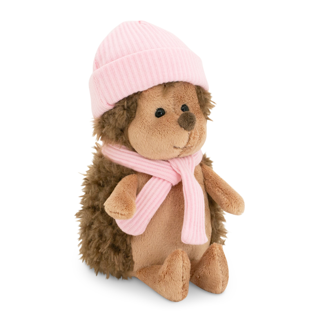 Мягкая игрушка Orange toys Life Ежинка Колючка: в розовой шапке 15 см.