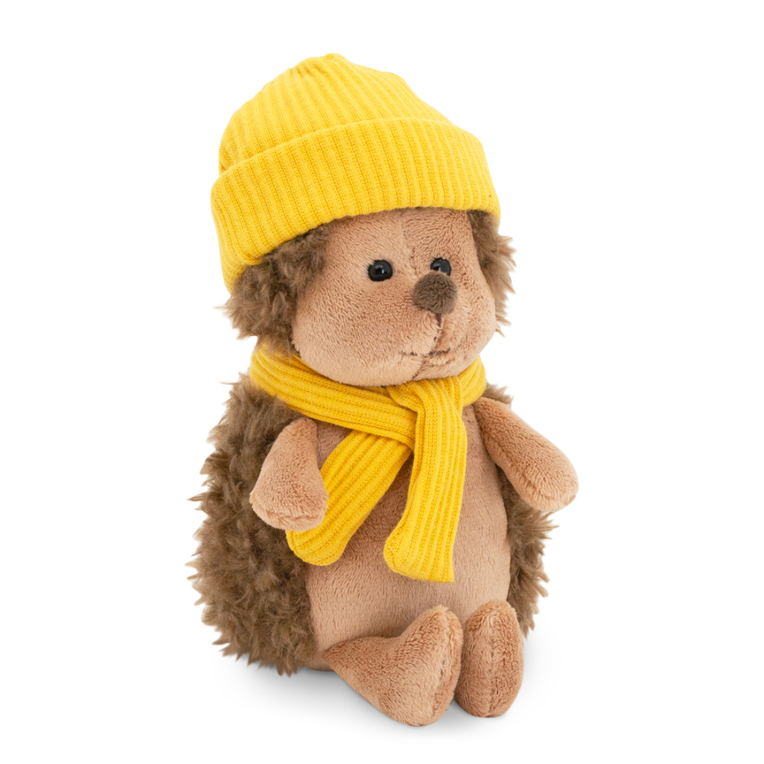 Мягкая игрушка Orange toys Life Ёжик Колюнчик: в жёлтой шапке 15 см.