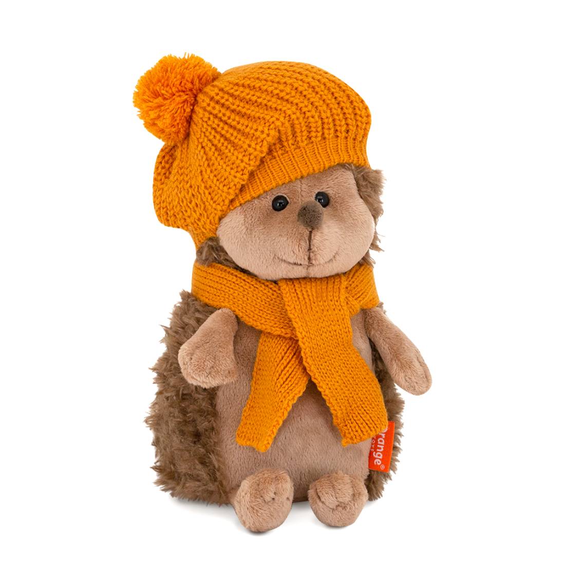 Мягкая игрушка Orange toys Life Ежинка Колючка: в горчичном берете 20 см.