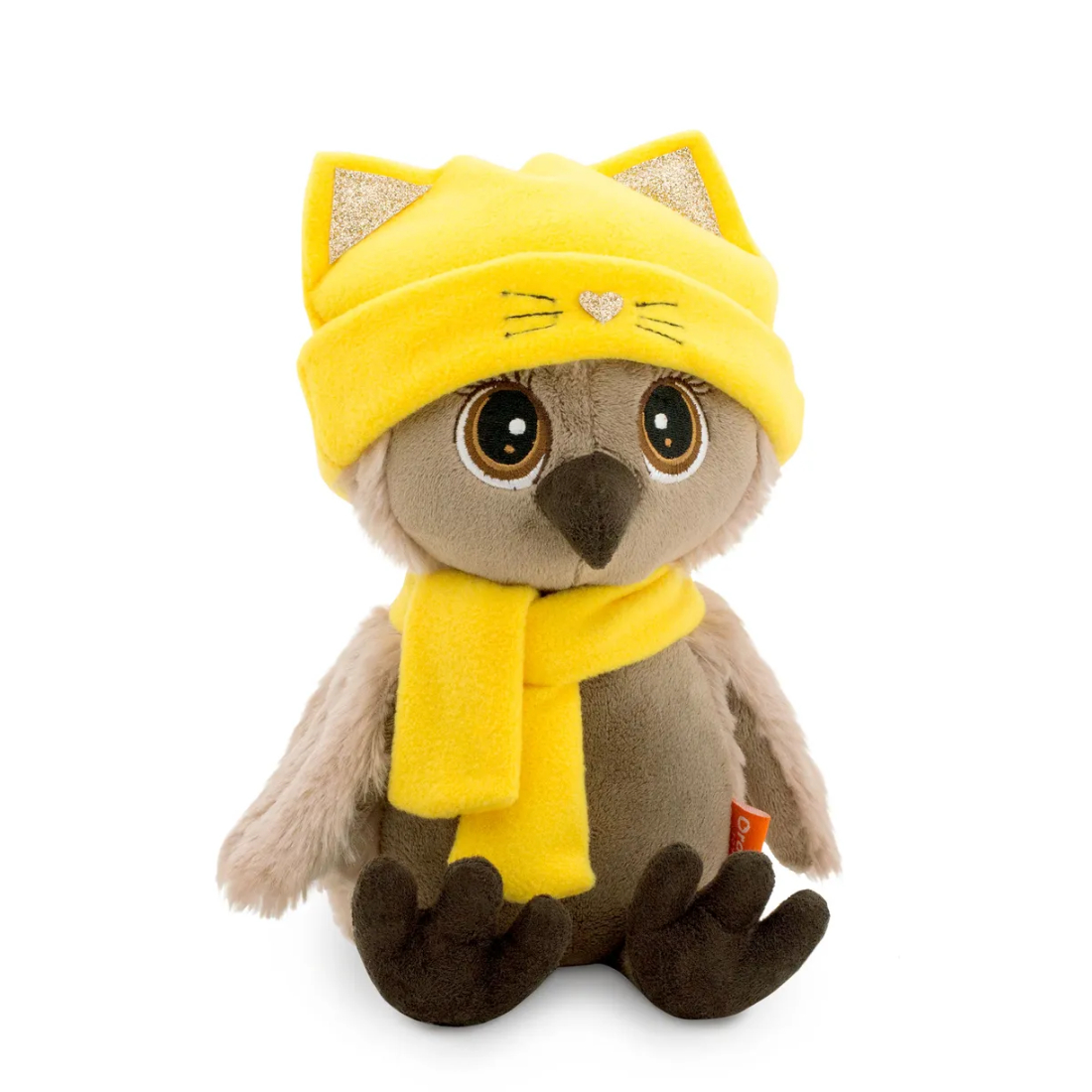 Игрушка мягкая Orange toys Life Сова Соня: Шапка Котёнок 20 см.