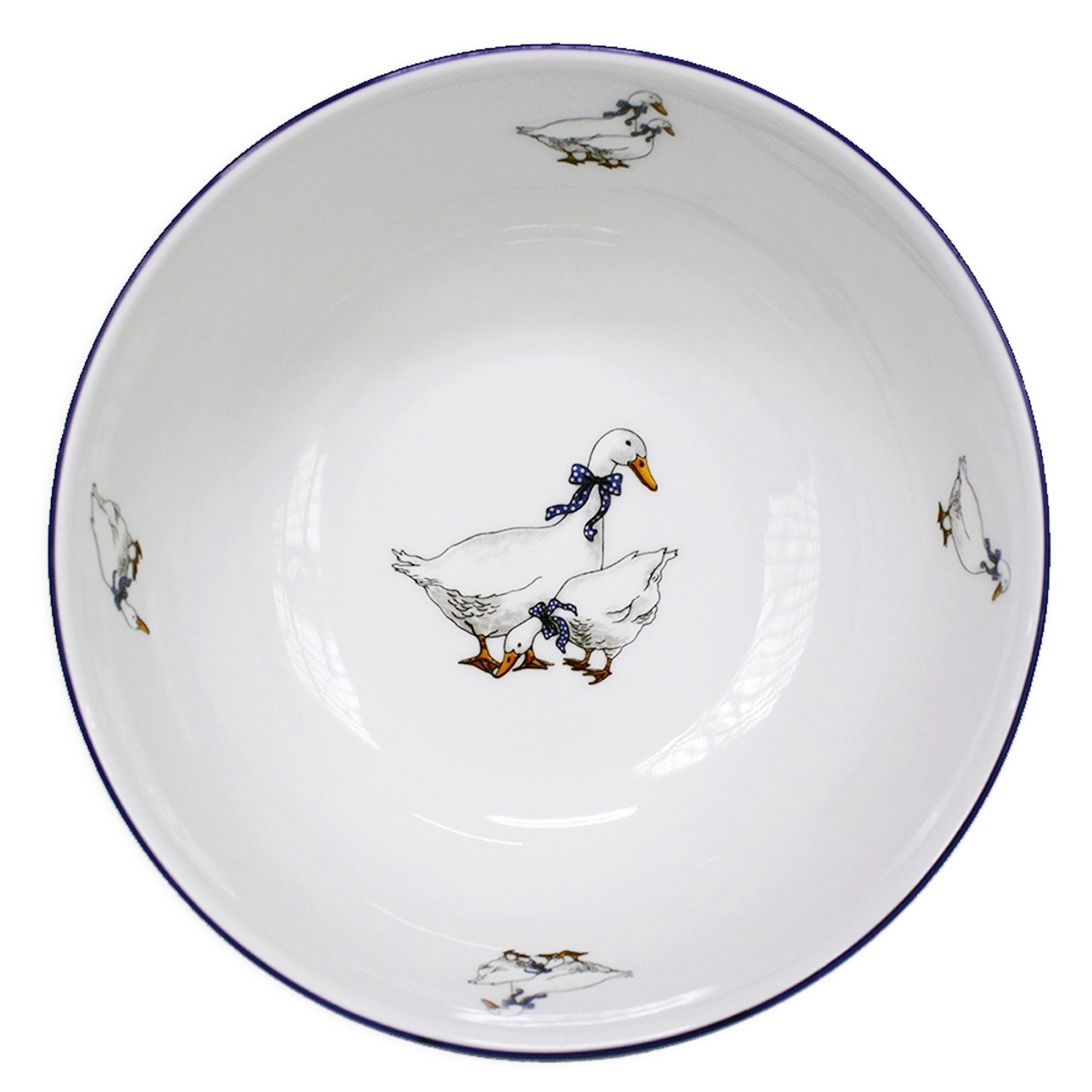 Салатник круглый Thun 1794 Angelika Гуси 19 см