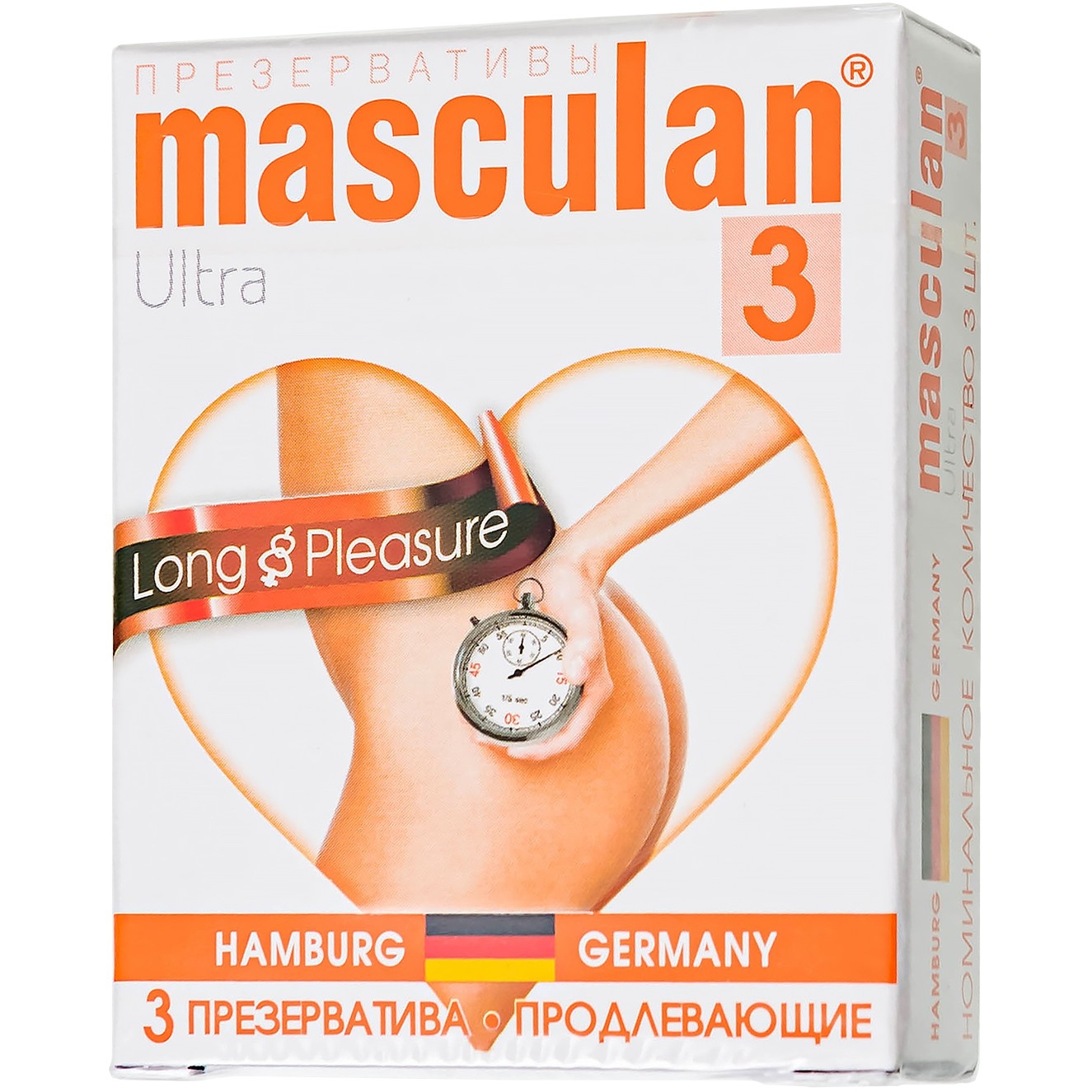 Презервативы Masculan Ultra долгое наслаждение 3 шт