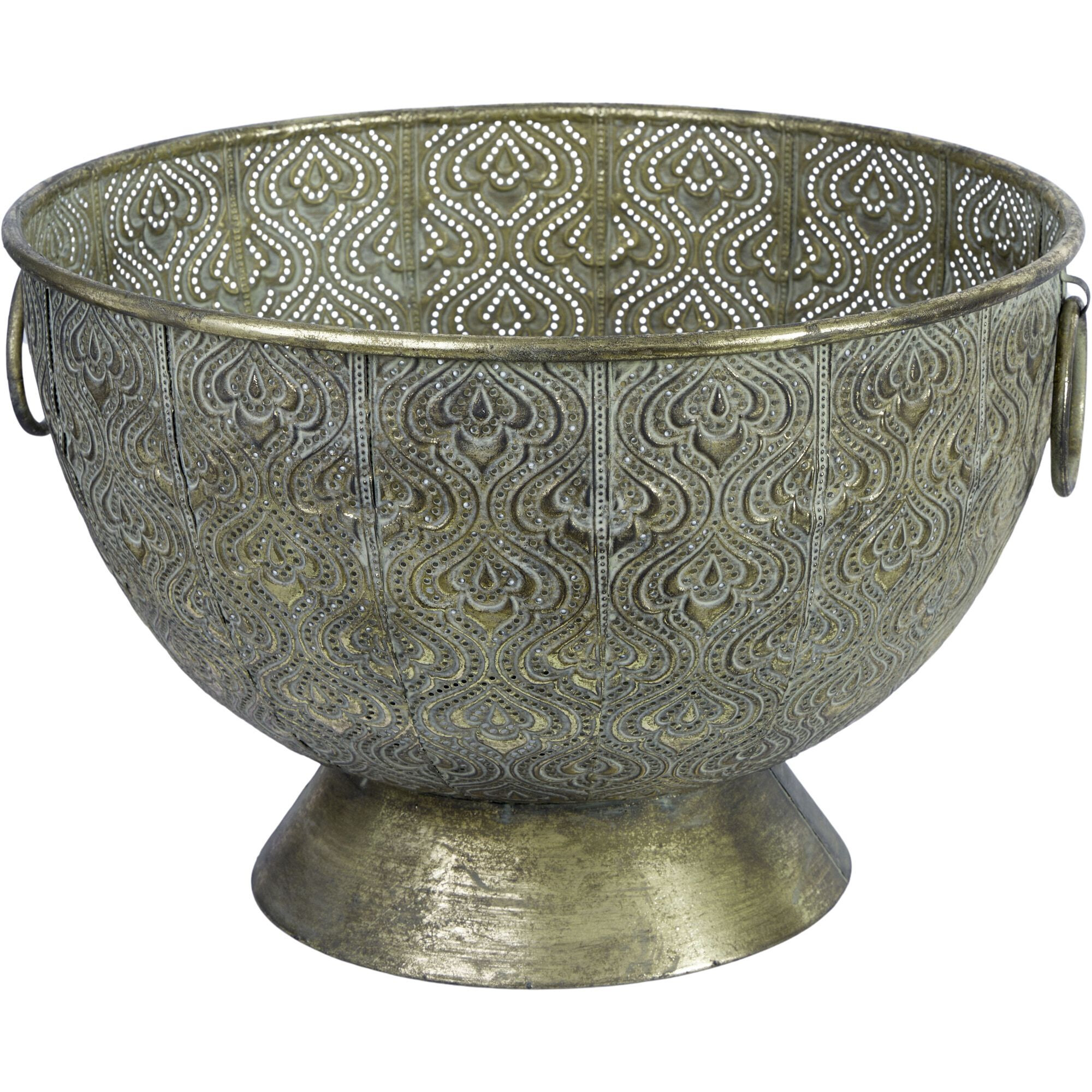 Кашпо с ручками Glasar Мадагаскар 40х40х26 см