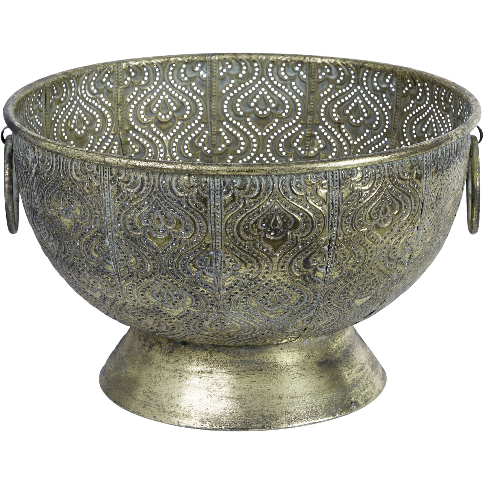 Кашпо с ручками Glasar Мадагаскар 35х35х22 см