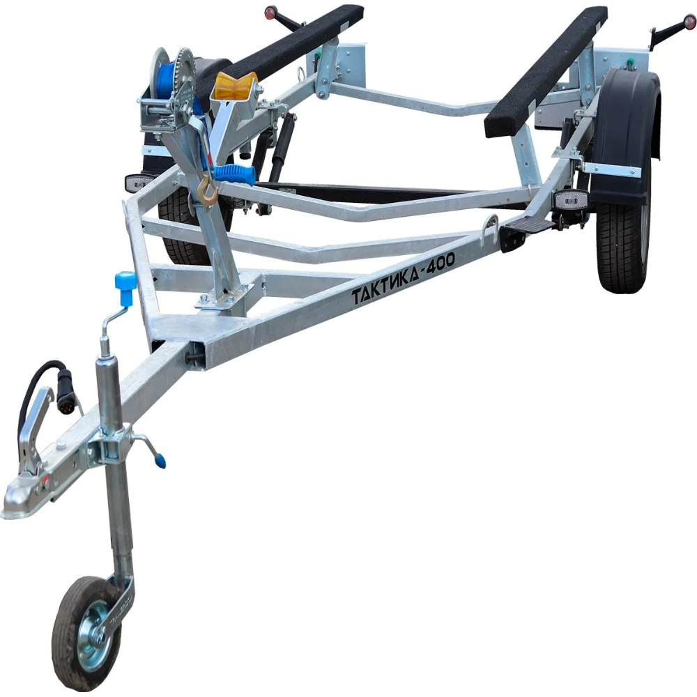 Прицеп лодочный Тактика 400 с подкатным колесом 490х200,5х142,5 см