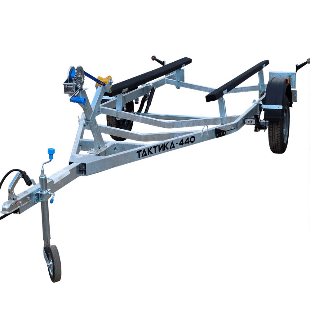 Прицеп лодочный Тактика 440 с подкатным колесом 529,5х234,6х142,5 см