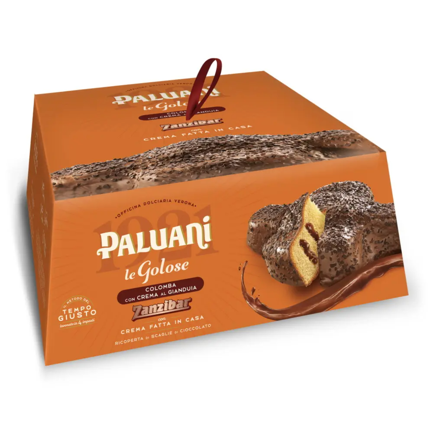 Кекс Paluani Colomba Zanzibar с шоколадным кремом 750 г