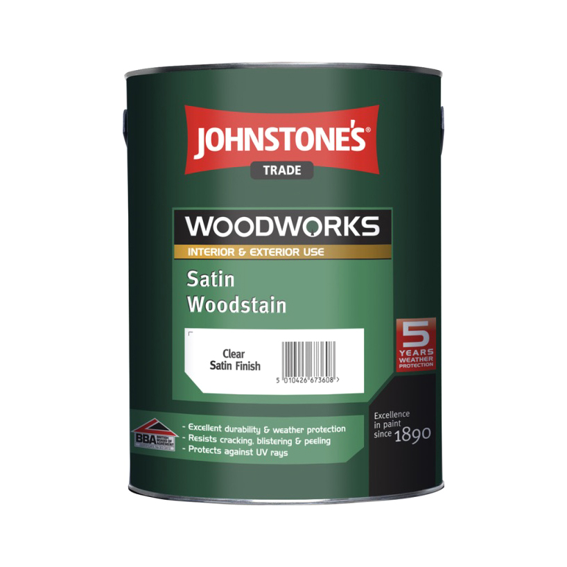 фото Лак johnstone's satin woodstain орех 2,5 л johnstones