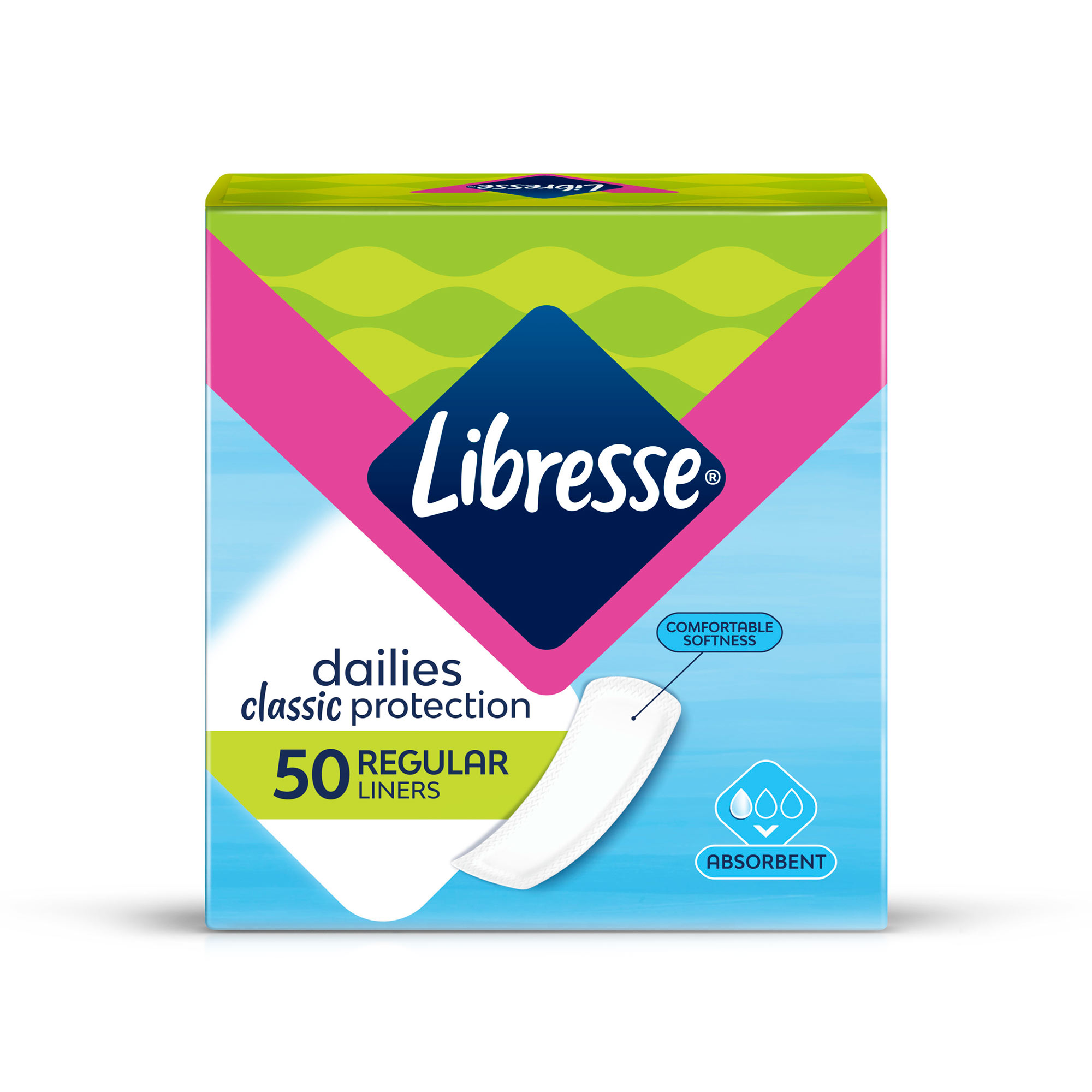 Ежедневные прокладки Libresse Classic Regular, 50 шт.