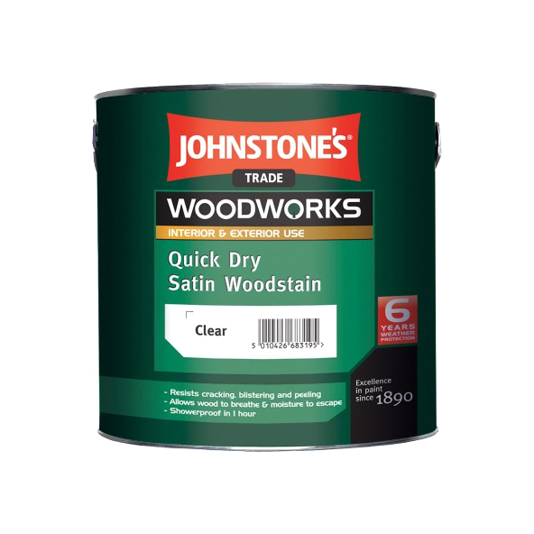 фото Защитный состав johnstone's quick dry satin woodstain сосна 0,75 л johnstones