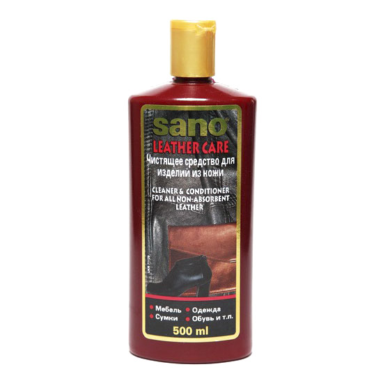 Средство Sano Leather Care для чистки изделий из кожи 500 мл