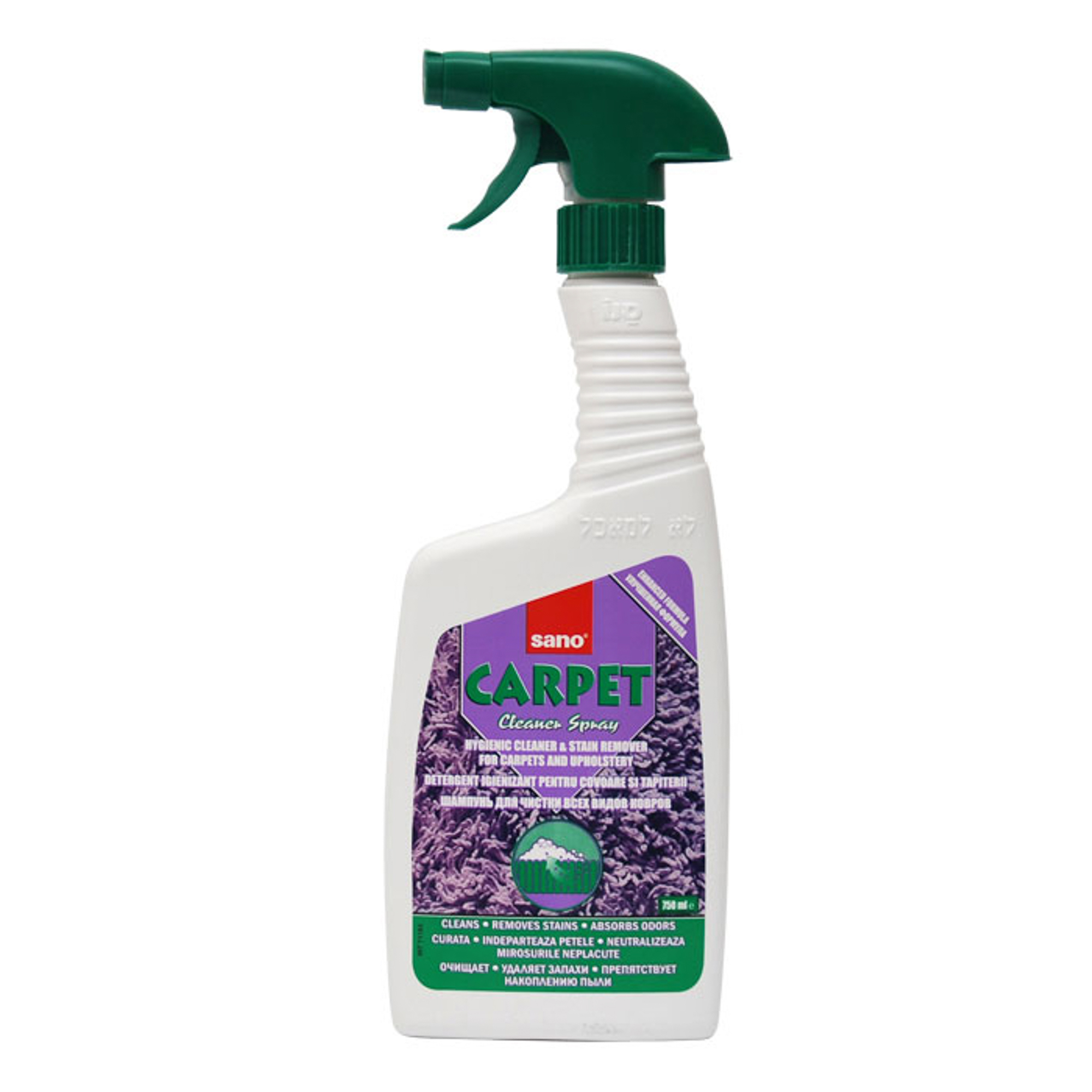 Средство-шампунь Sano Carpet Cleaner для чистки ковров 750 мл
