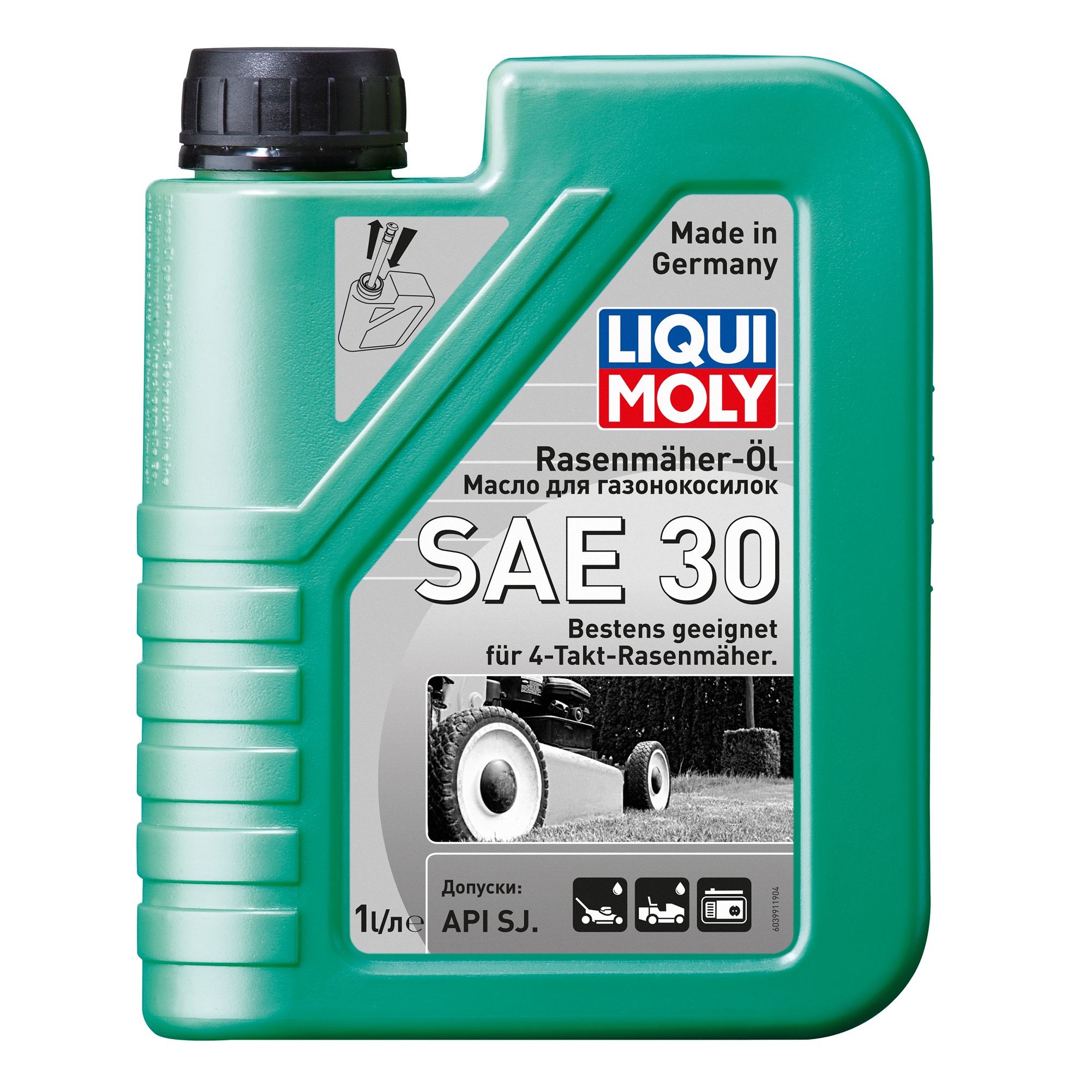 фото Масло liqui moly rasenmuher-oil sae hd 30 1л