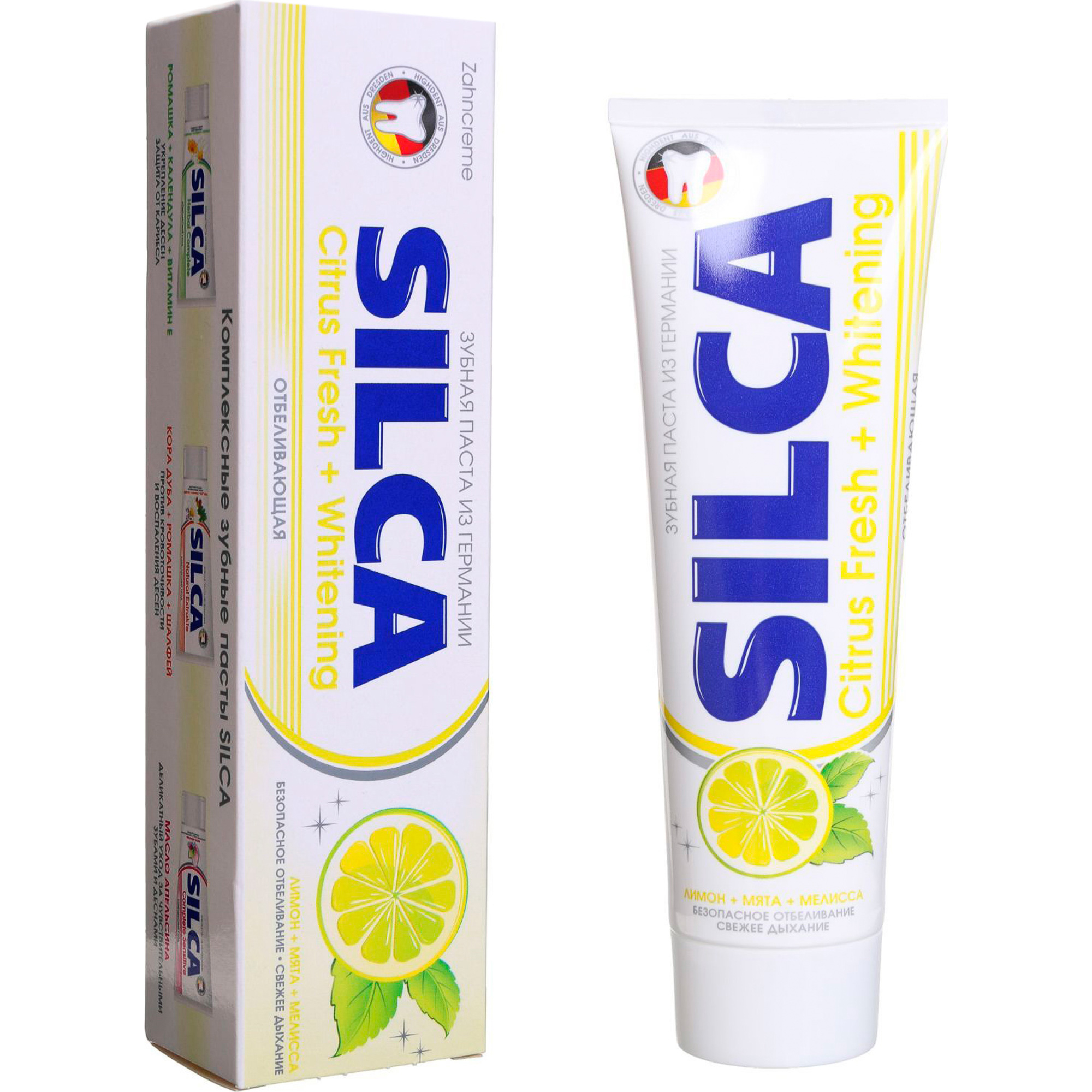 

Зубная паста Silca Citrus Fresh + Whitening 100 мл