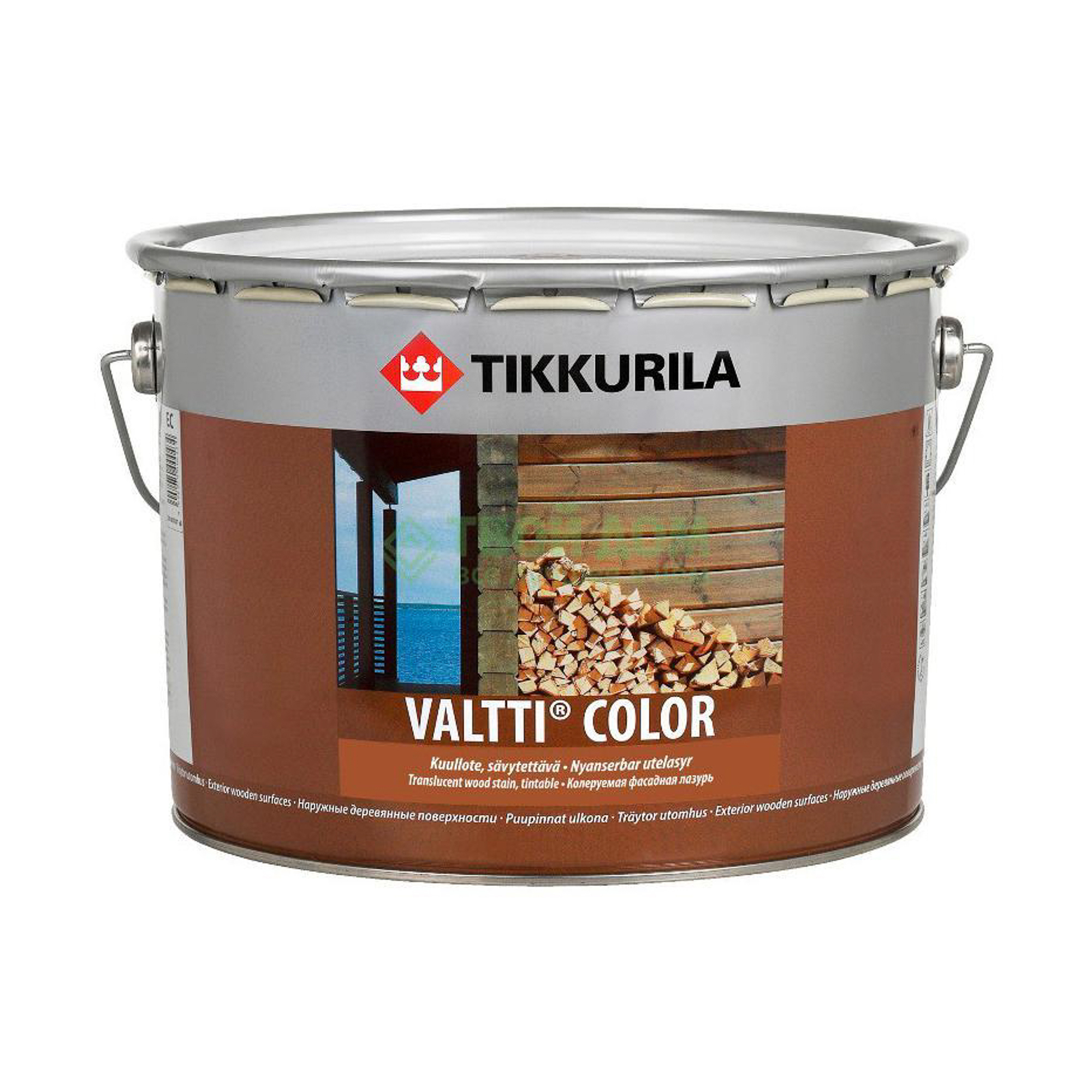 

Антисептик Tikkurila Oyj Валти-колор 10/9л, Прозрачный