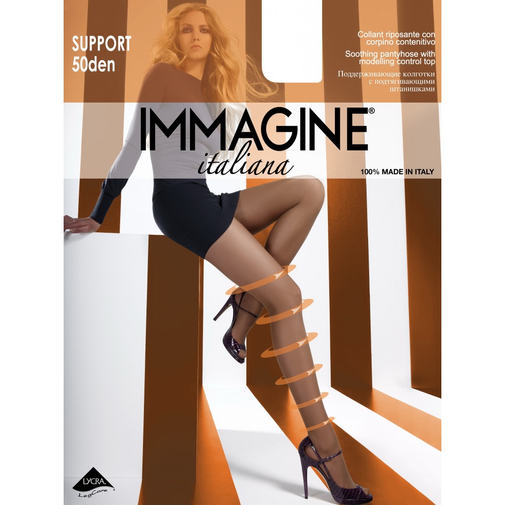 фото Колготки immagine support press nero 50 s/m