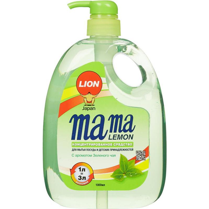 Средство Mama Lemon для мытья посуды Зеленый чай 1 л средство для мытья посуды herr klee гранат и грейпфрут 1 л