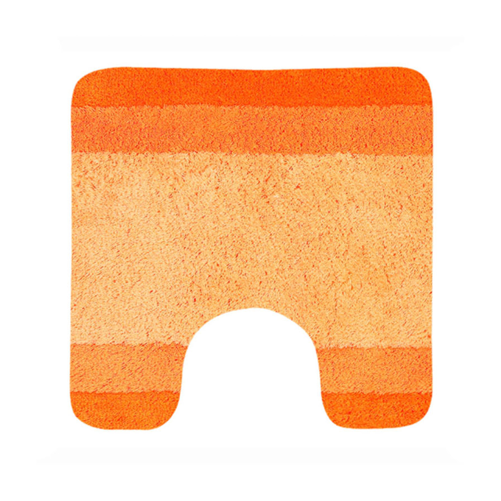 фото Коврик для туалета spirella balance оранжевый 55х55 см