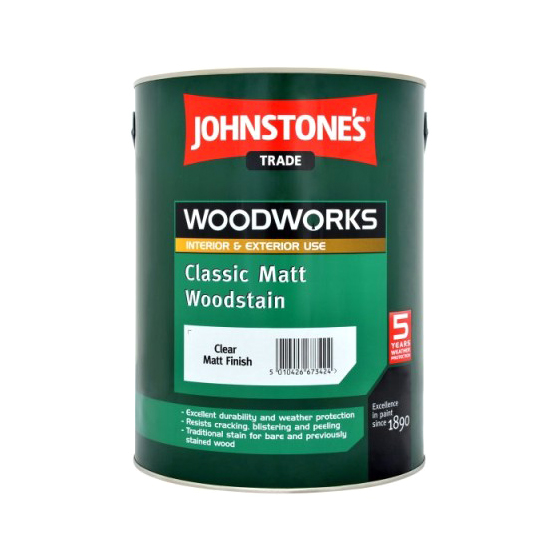 фото Лак johnstone's matt woodstain махагон 2,5 л johnstones