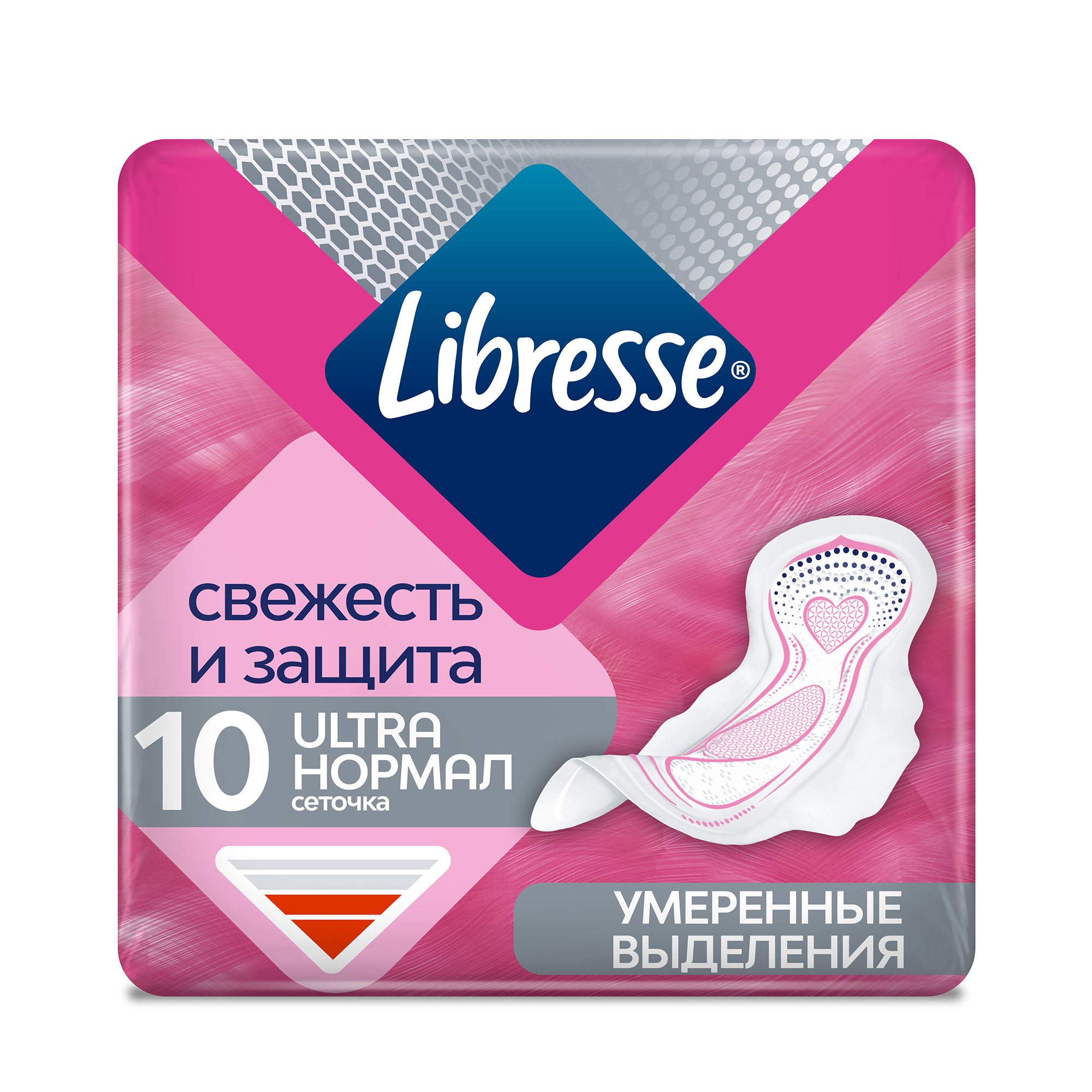 Гигиенические прокладки Libresse Ultra Normal с поверхностью 