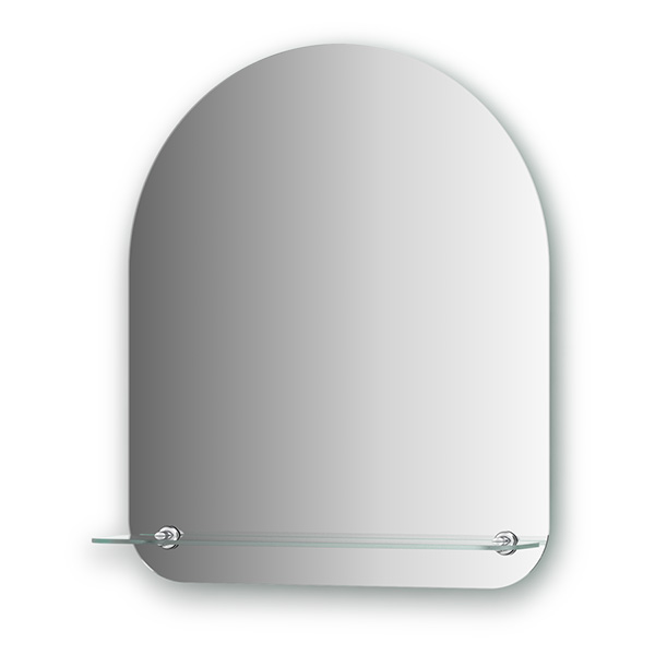 Зеркало с полочкой Evoform 50х60 см BY 0509, цвет серебристый - фото 1