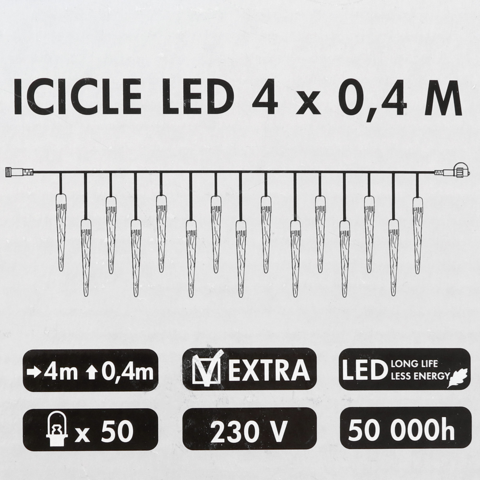 фото Электрогирлянда system expo/star trading сосульки 400 см 25 led