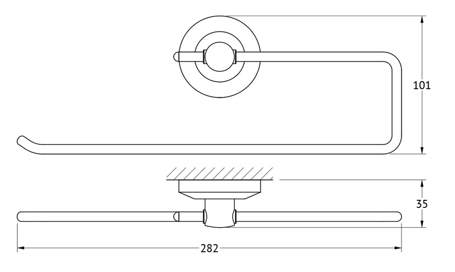 фото Держатель для бумажных полотенец fbs standard sta 023