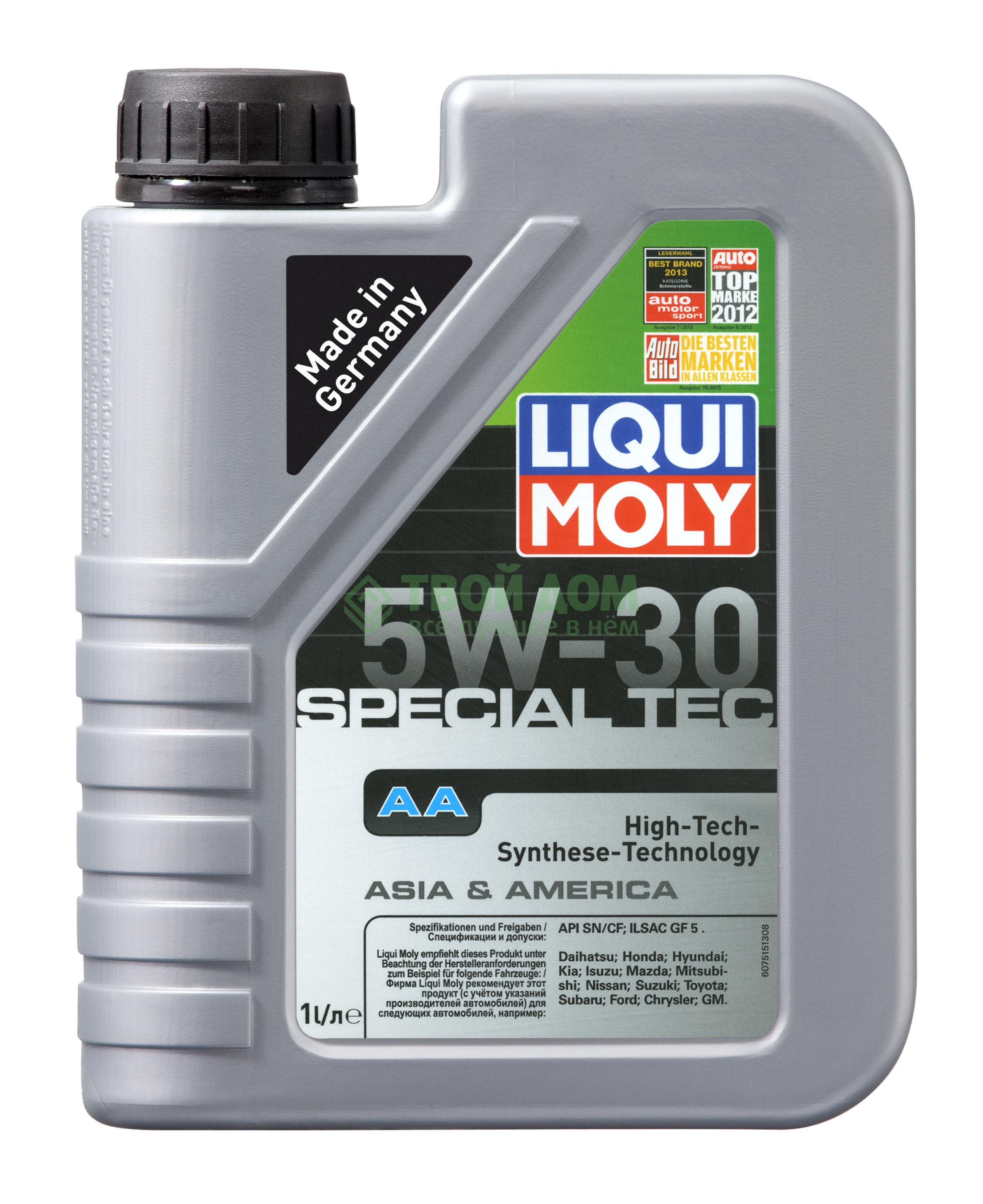 

Моторное масло Liqui Moly Hc-синтетическое моторн масло sae 5w-30 (7515), Серый