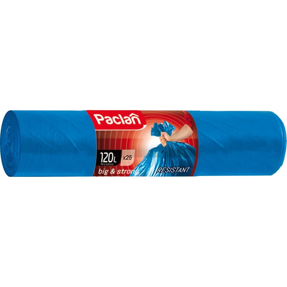 фото Мешки для мусора paclan big&strong 120 л 25 шт