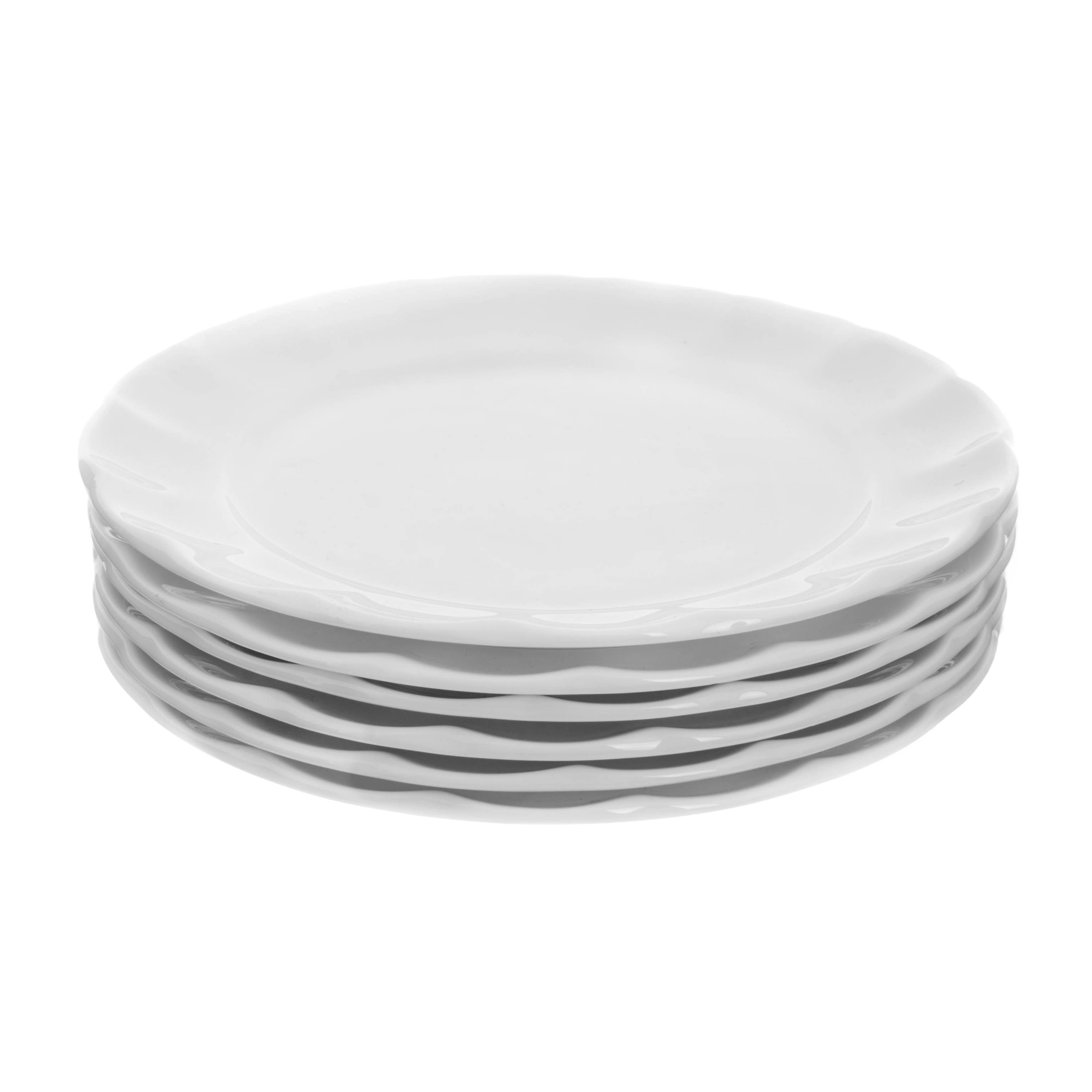 Набор тарелок Hatori Магнолия 6 предметов, цвет белый - фото 2