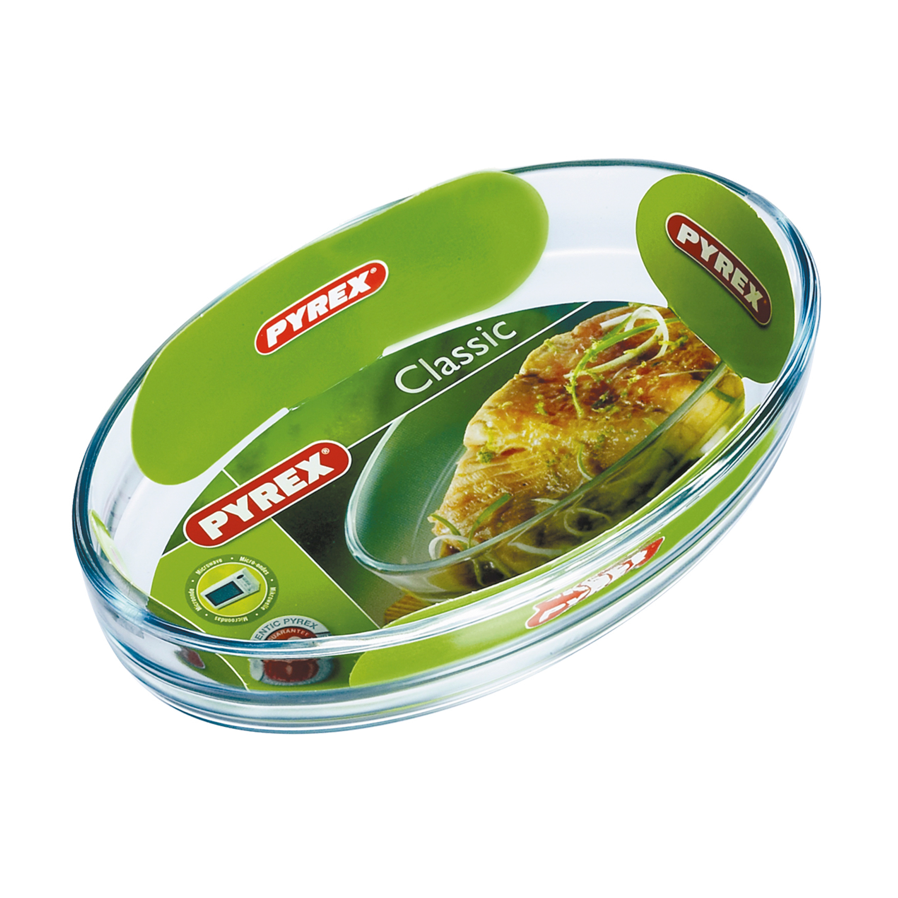 фото Форма для запекания pyrex classic glass овальная 21х13 см (221b000/5040/5640)