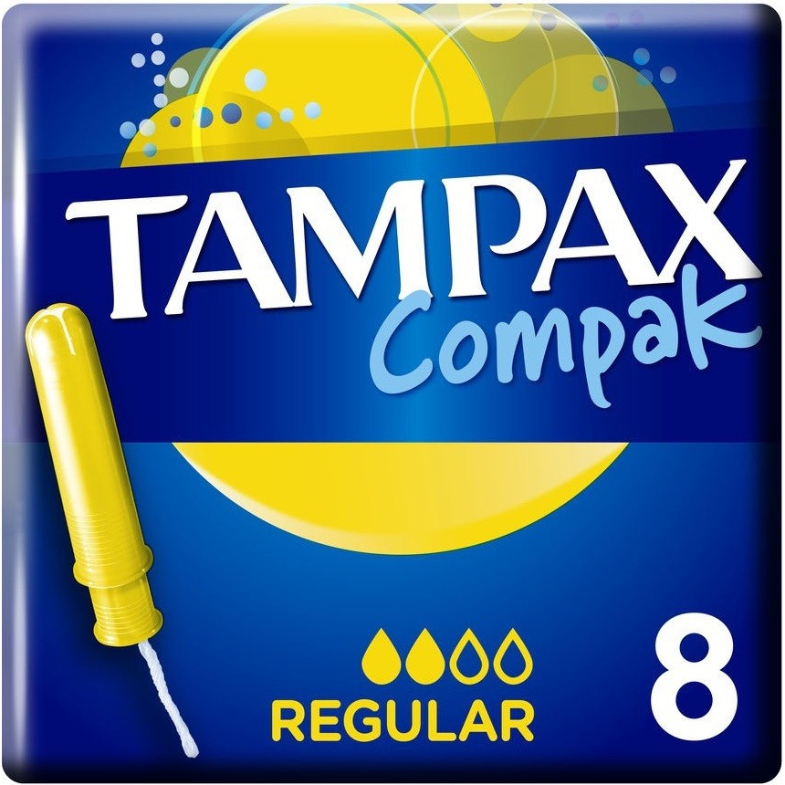 Тампоны Tampax Compak Regular с аппликатором 8 шт
