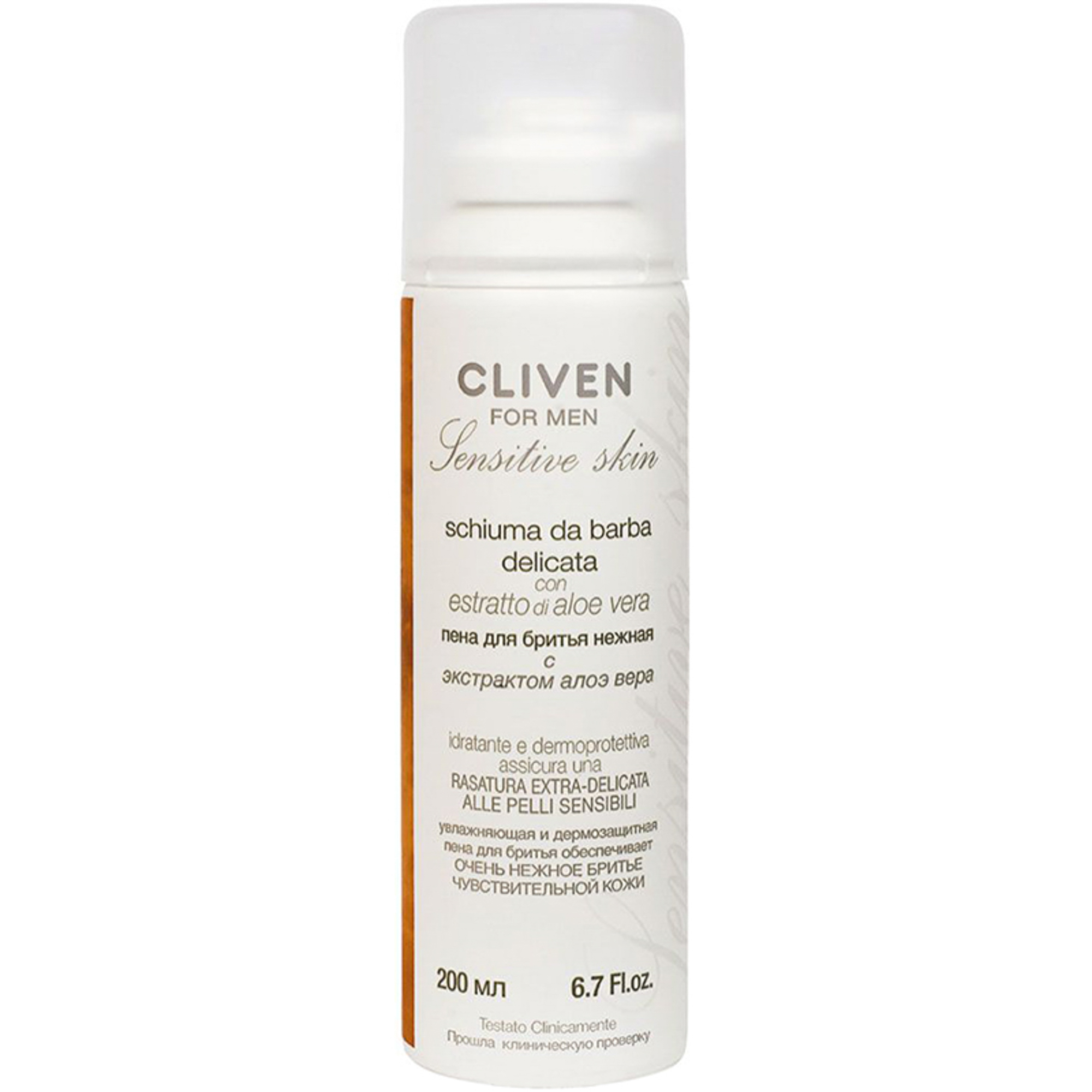 

Пена для бритья Cliven Нежная с экстрактом Алоэ Вера 200 мл
