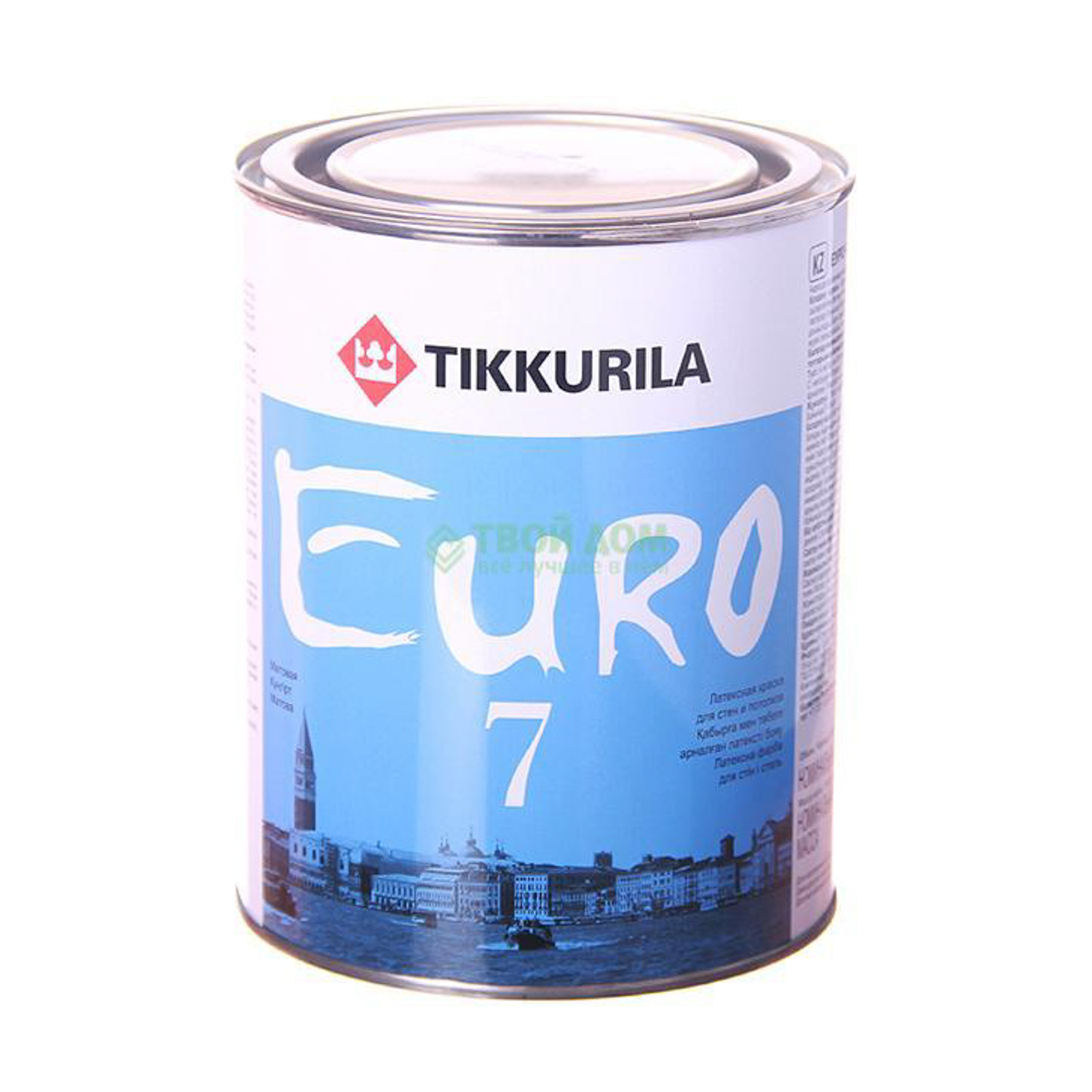 Краска евро. Tikkurila Euro Power 7 0.9 л. Тиккурила евро повер 7. Латексная краска Тиккурила Euro 7. Краска Tikkurila Euro Power-7.