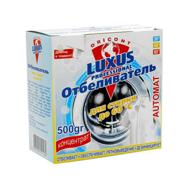 

Отбеливатель для стирки Luxus Professional до 60 градусов 500 г